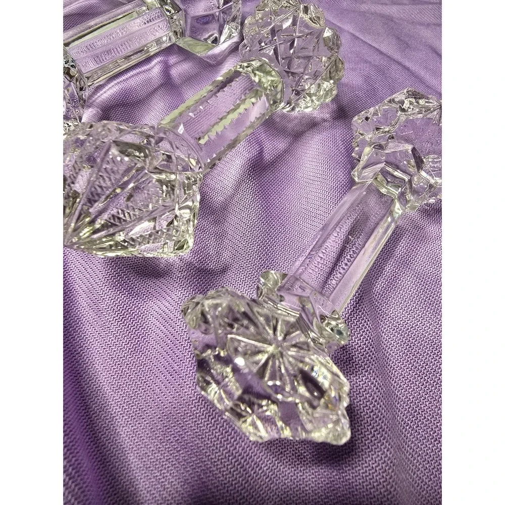 Vintage‎ Knife Rests Crystal Set of 5